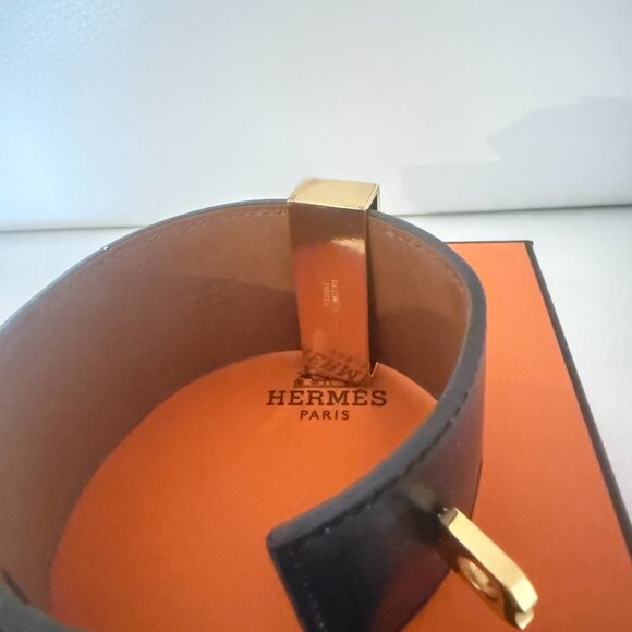 AUTHENTIC HERMES Collier de Chien bracelet BLACK - Picture 10 of 10